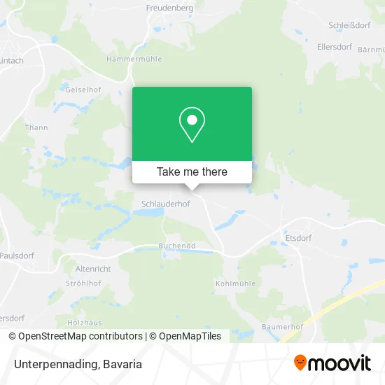 Карта Unterpennading