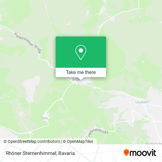 Rhöner Sternenhimmel map