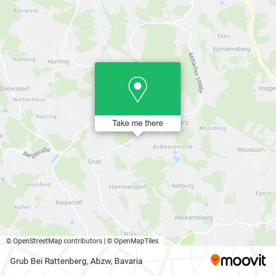 Grub Bei Rattenberg, Abzw map