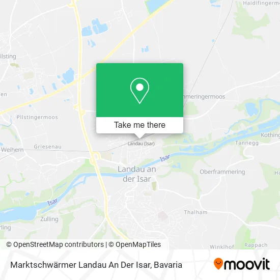 Карта Marktschwärmer Landau An Der Isar