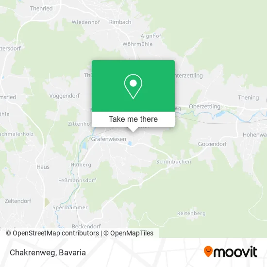 Карта Chakrenweg