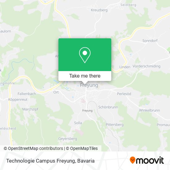 Technologie Campus Freyung map