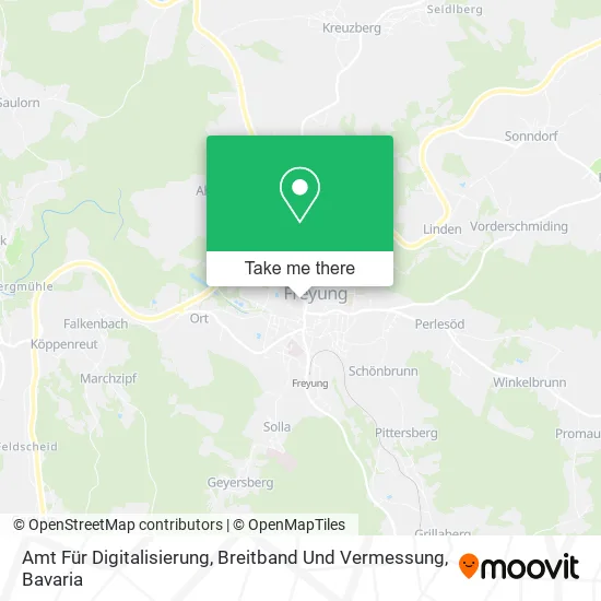 Карта Amt Für Digitalisierung, Breitband Und Vermessung