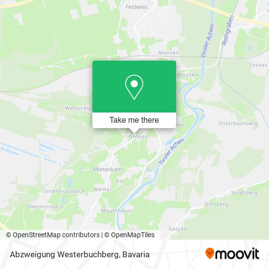 Карта Abzweigung Westerbuchberg