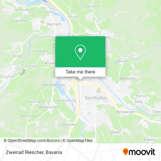 Карта Zweirad Riescher