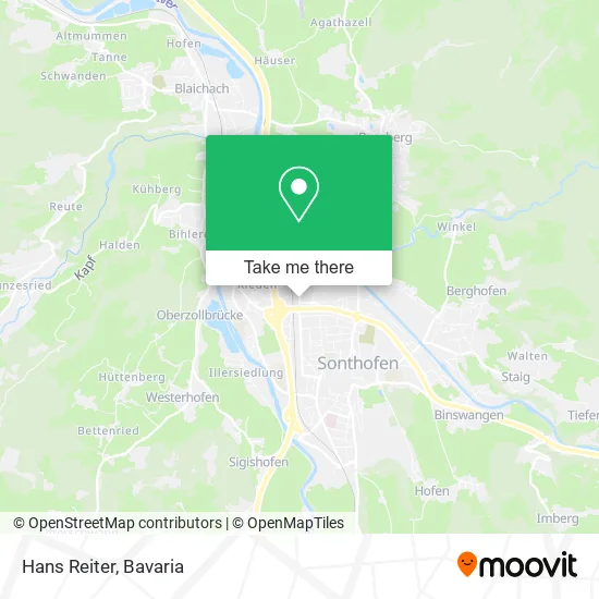 Карта Hans Reiter