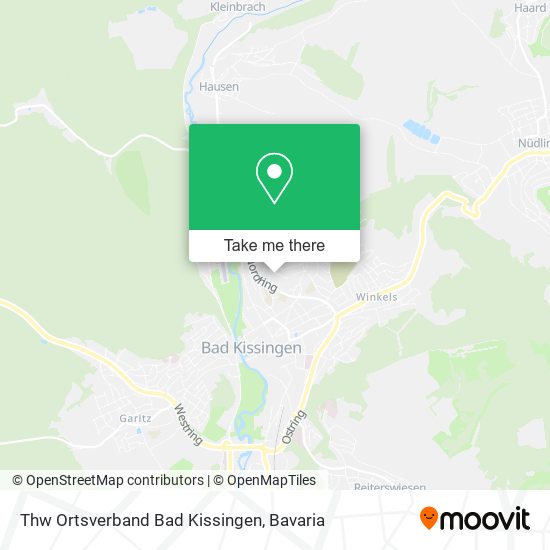 Thw Ortsverband Bad Kissingen map