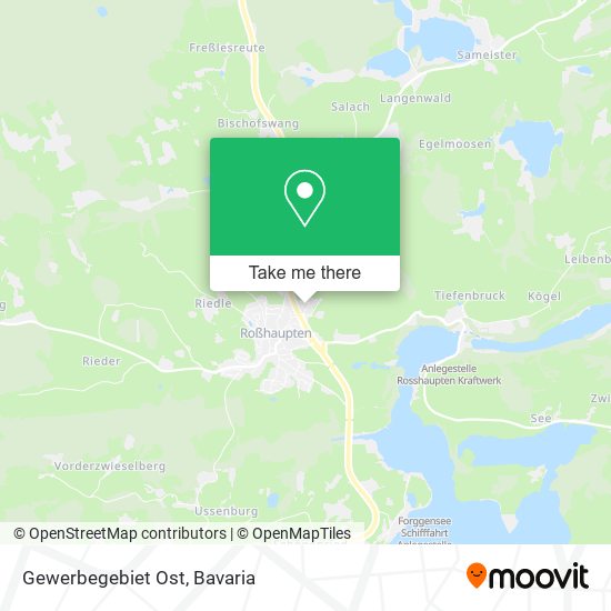 Gewerbegebiet Ost map