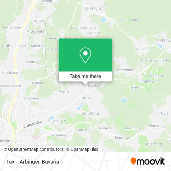 Карта Taxi - Arbinger