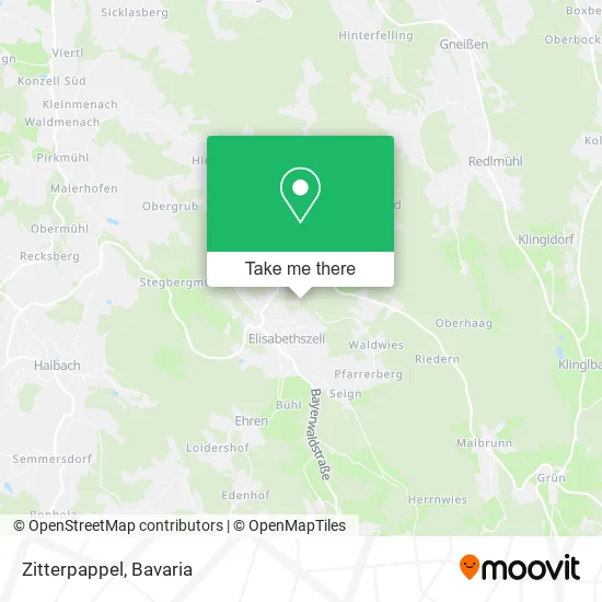 Карта Zitterpappel