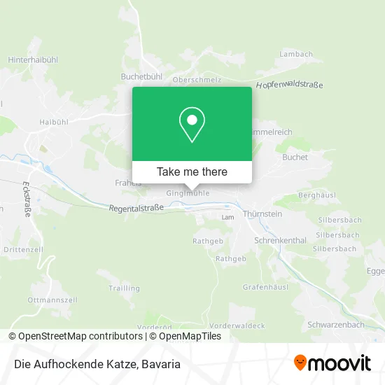 Карта Die Aufhockende Katze