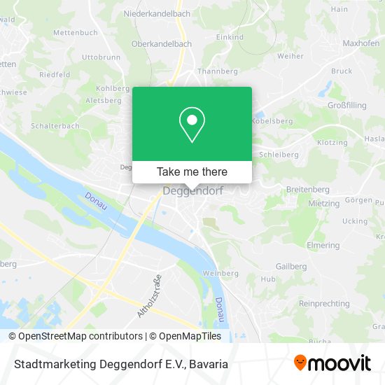Stadtmarketing Deggendorf E.V. map