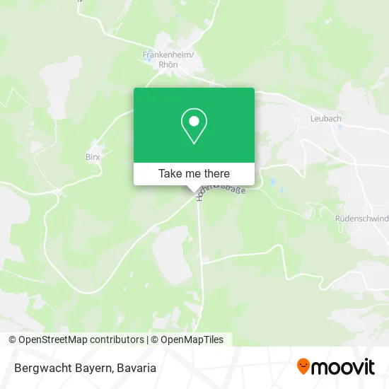 Bergwacht Bayern map