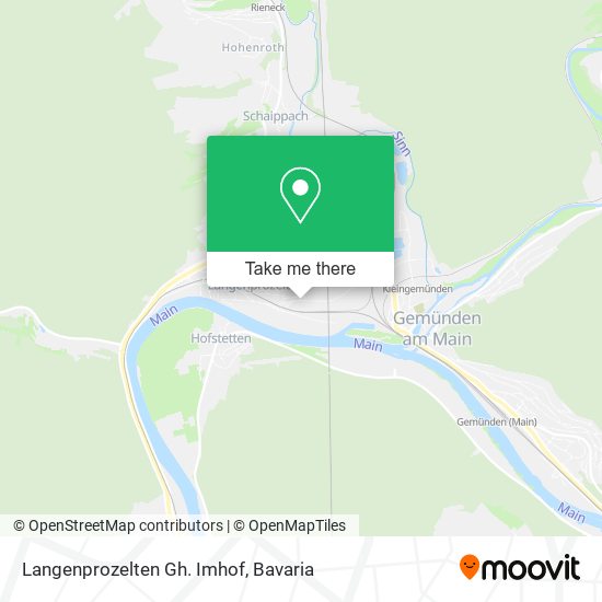 Карта Langenprozelten Gh. Imhof