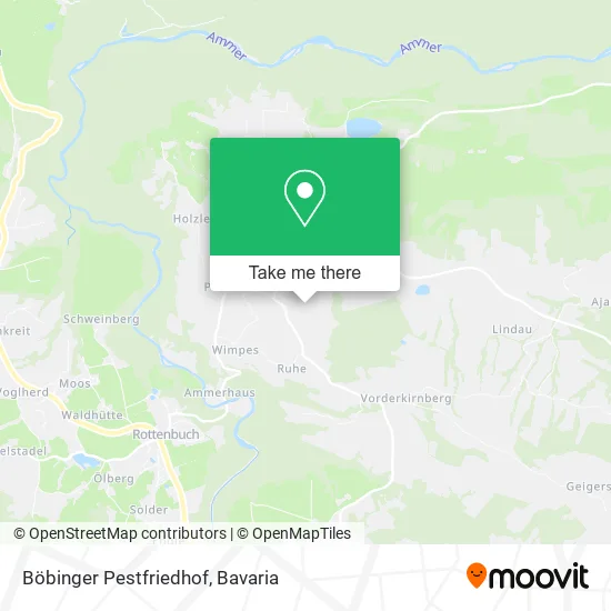 Карта Böbinger Pestfriedhof
