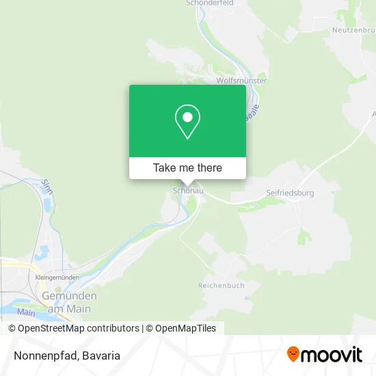 Карта Nonnenpfad