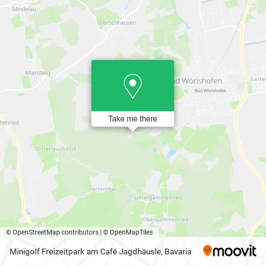 Карта Minigolf Freizeitpark am Café Jagdhäusle