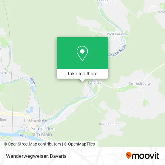 Карта Wanderwegweiser