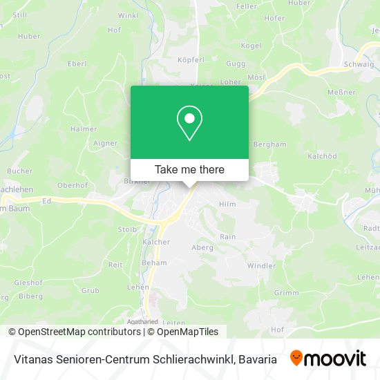 Vitanas Senioren-Centrum Schlierachwinkl map