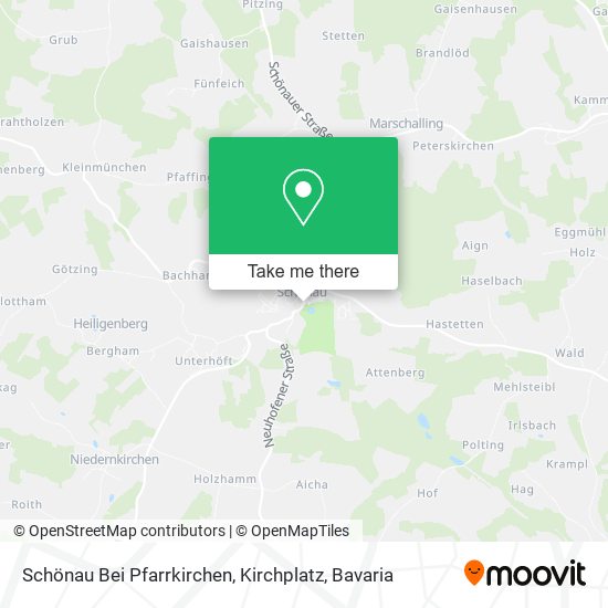 Schönau Bei Pfarrkirchen, Kirchplatz map