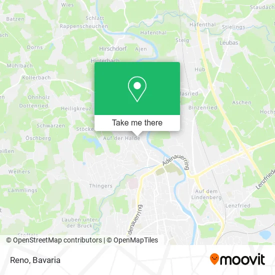 Карта Reno