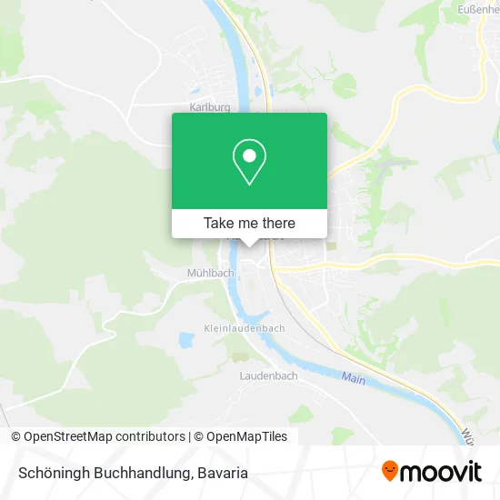 Карта Schöningh Buchhandlung