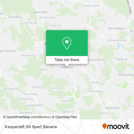 Карта Kasparzell, Gh Sperl