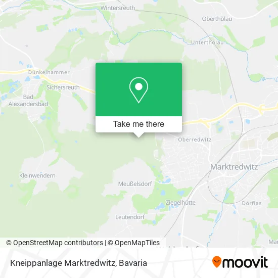 Карта Kneippanlage Marktredwitz