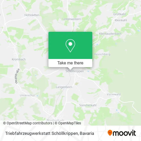 Карта Triebfahrzeugwerkstatt Schöllkrippen