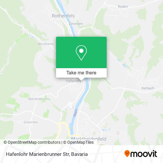 Hafenlohr Marienbrunner Str map