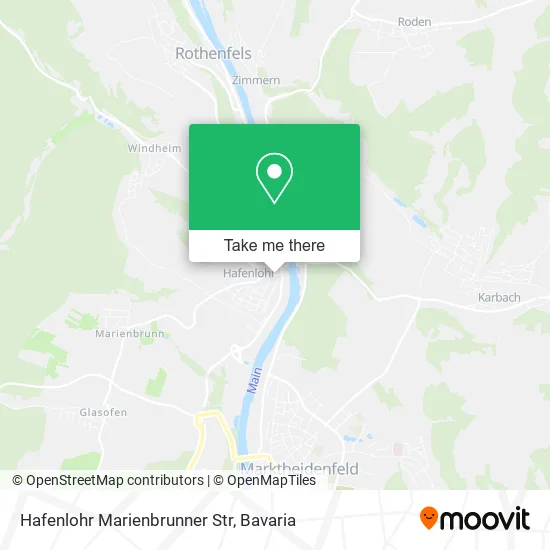 Карта Hafenlohr Marienbrunner Str