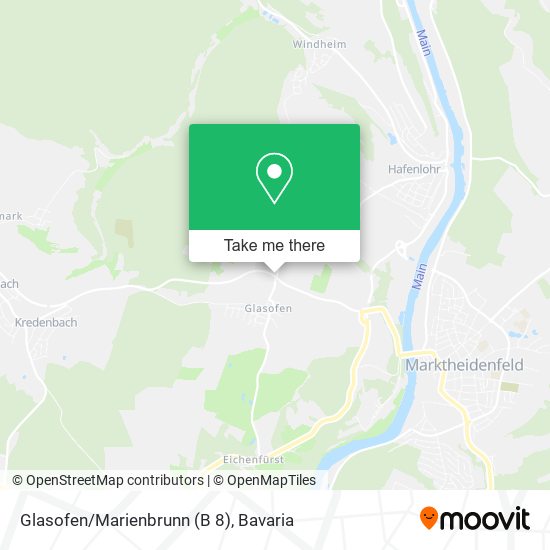 Glasofen/Marienbrunn (B 8) map