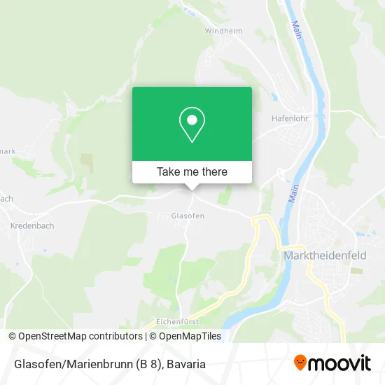 Карта Glasofen/Marienbrunn (B 8)