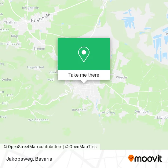 Карта Jakobsweg