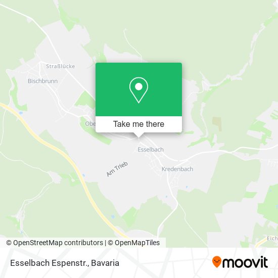 Карта Esselbach Espenstr.