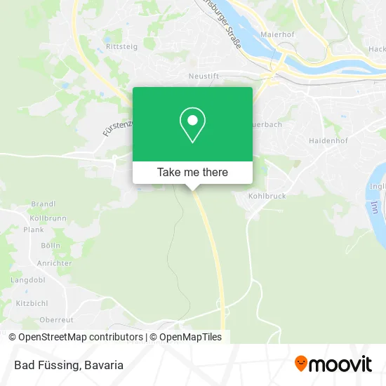 Bad Füssing map