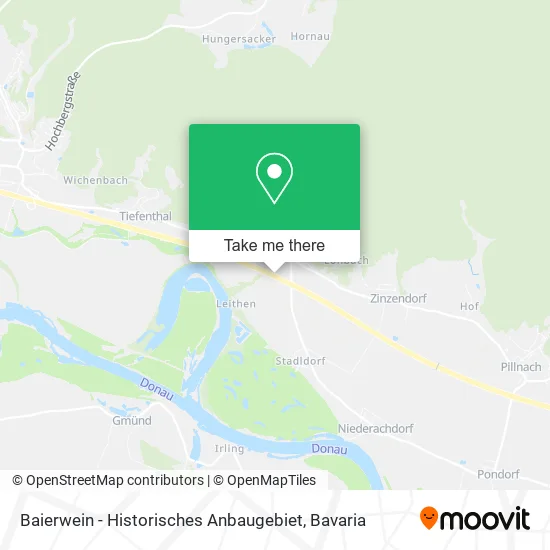 Карта Baierwein - Historisches Anbaugebiet