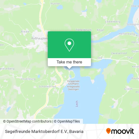 Карта Segelfreunde Marktoberdorf E.V.