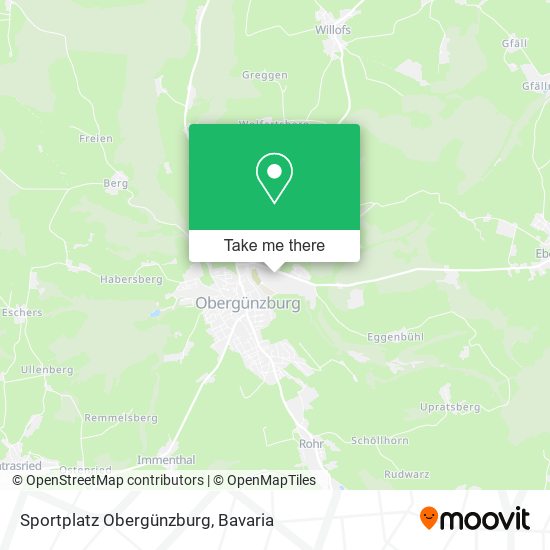Sportplatz Obergünzburg map