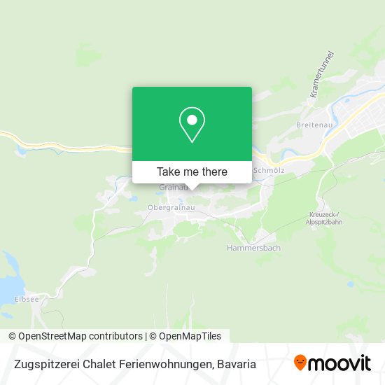Zugspitzerei Chalet Ferienwohnungen map