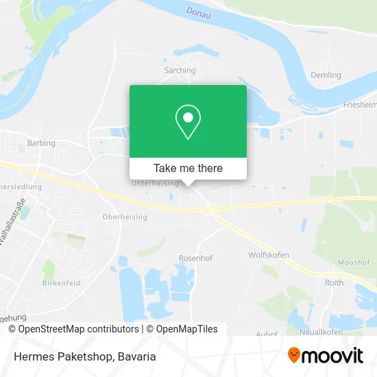 Карта Hermes Paketshop