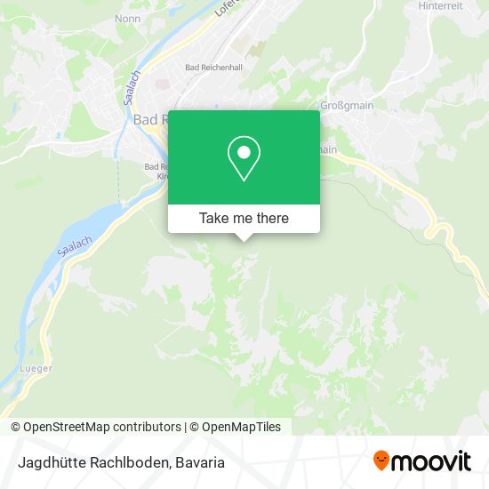 Jagdhütte Rachlboden map