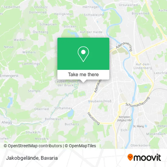 Карта Jakobgelände