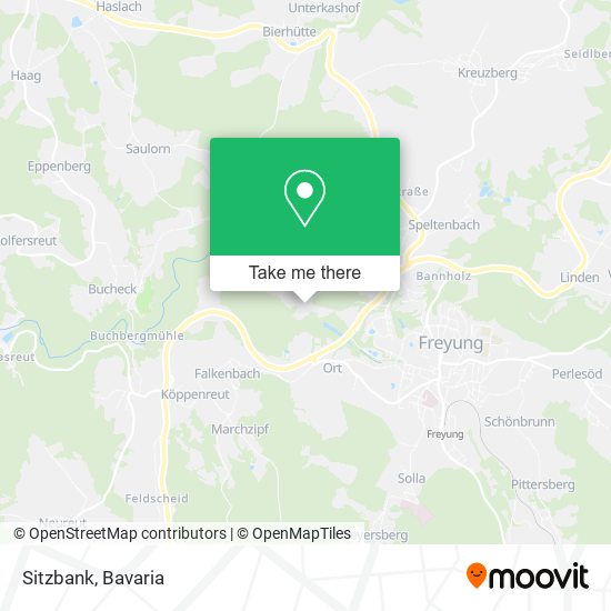 Sitzbank map