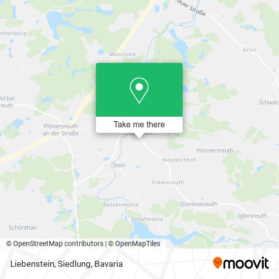 Карта Liebenstein, Siedlung