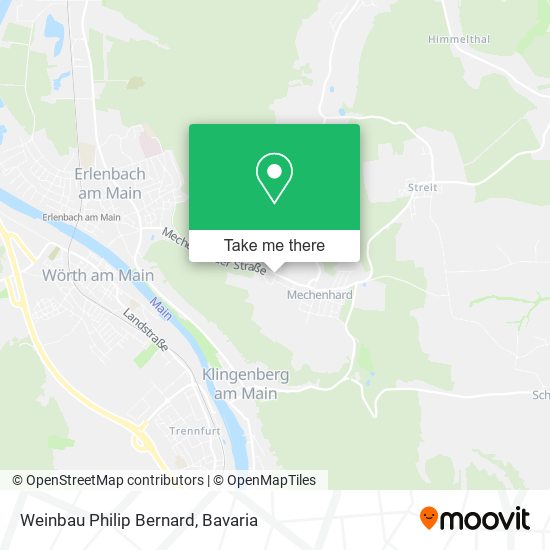 Weinbau Philip Bernard map
