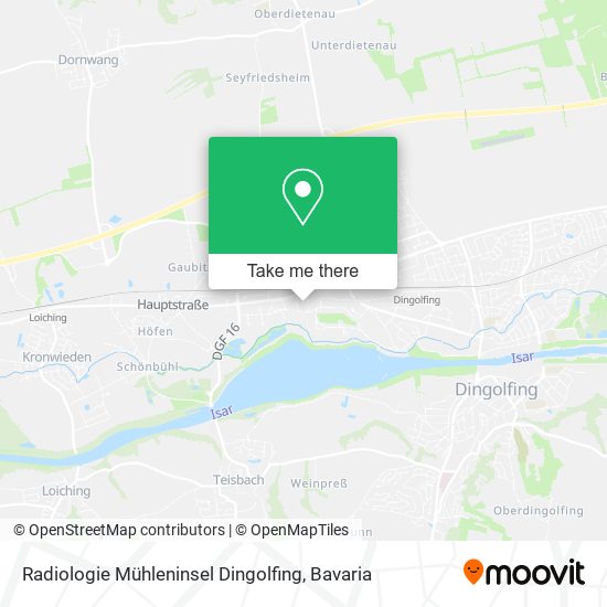 Radiologie Mühleninsel Dingolfing map