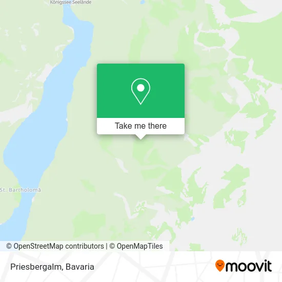 Карта Priesbergalm