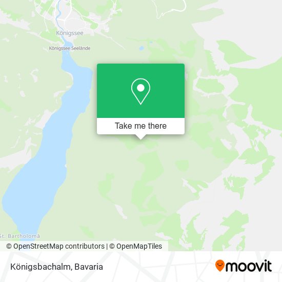 Königsbachalm map