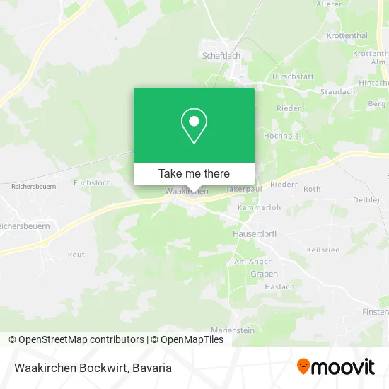 Карта Waakirchen Bockwirt